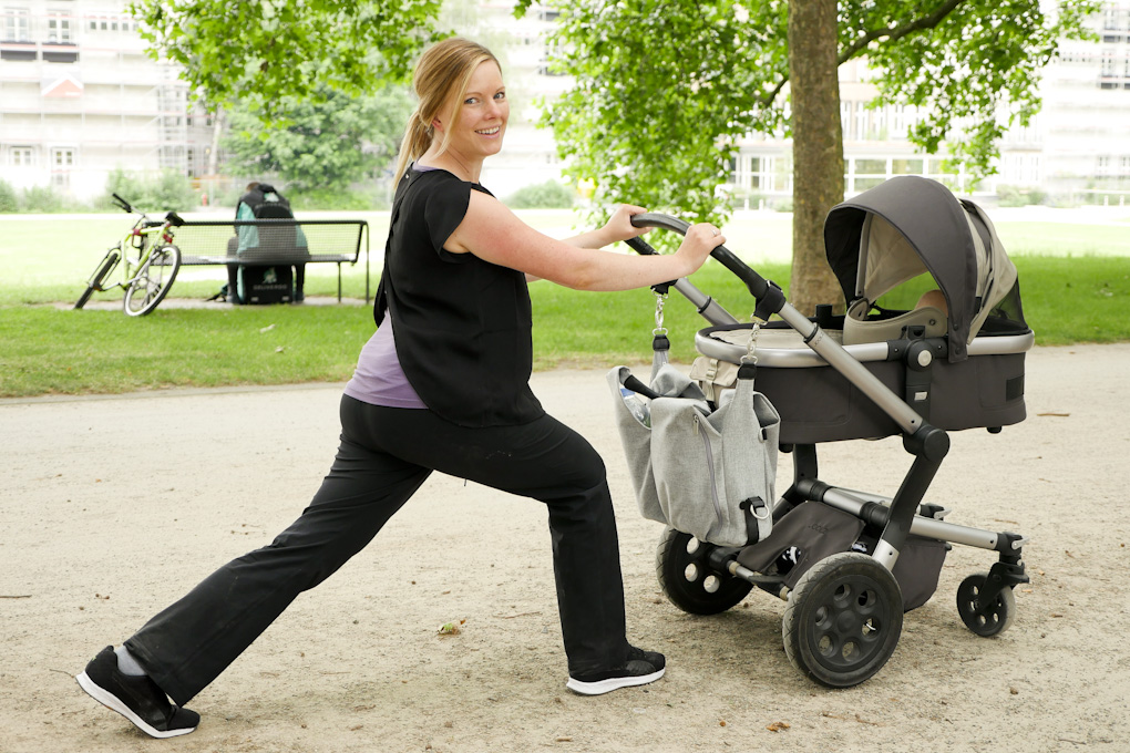 Fitness with stroller - fit thanks to baby