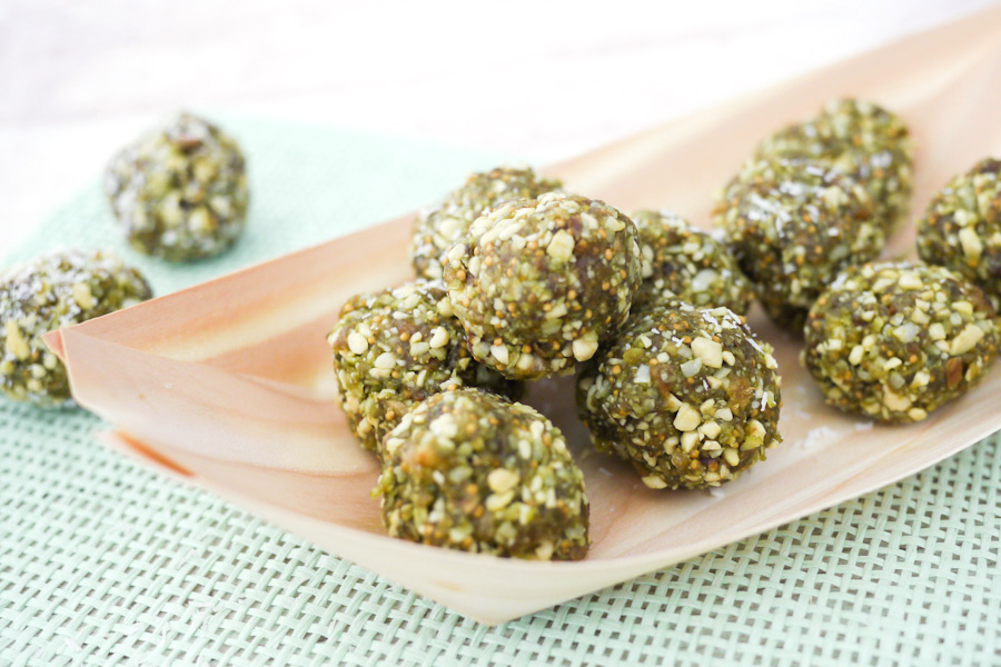 Matcha Energyballs - Healthy snacks for in-between