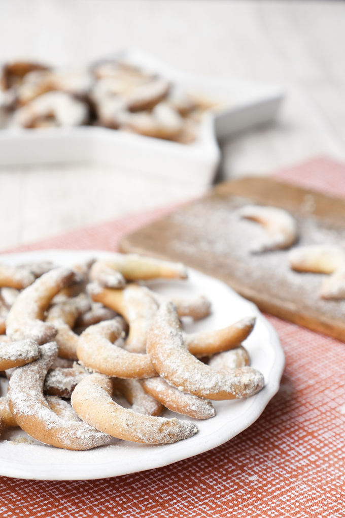  Classic vanilla kipper with wheat flour, pu derzucker und Vanille 