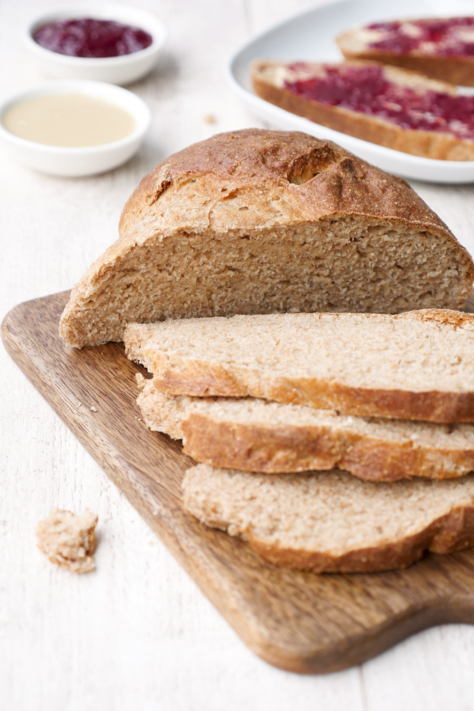  Totally simple and fast recipe for quark bread from spelled whole wheat flour 