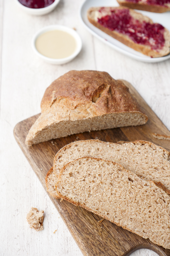 Super juicy and really healthy - Quark bread with wholemeal spelled flour 
